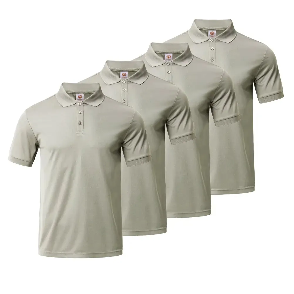 4 Pack Men's Collared Shirts