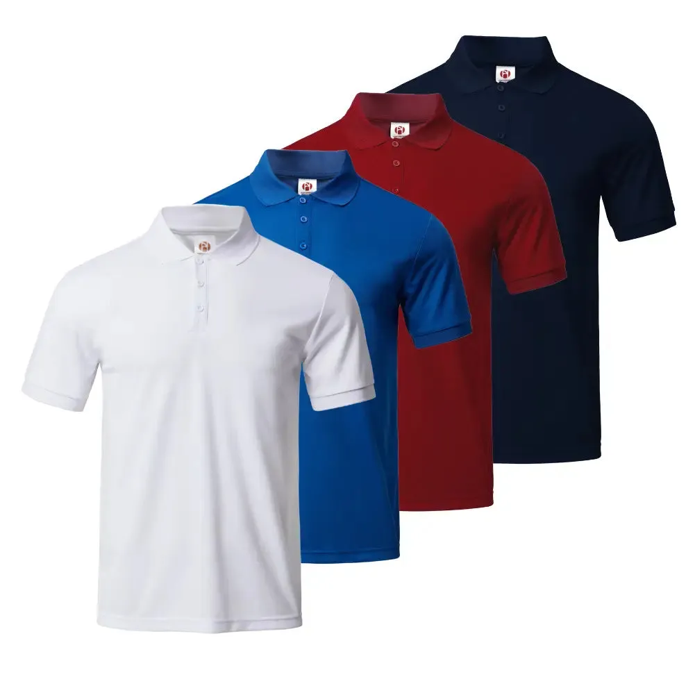 4 Pack Men's Collared Shirts