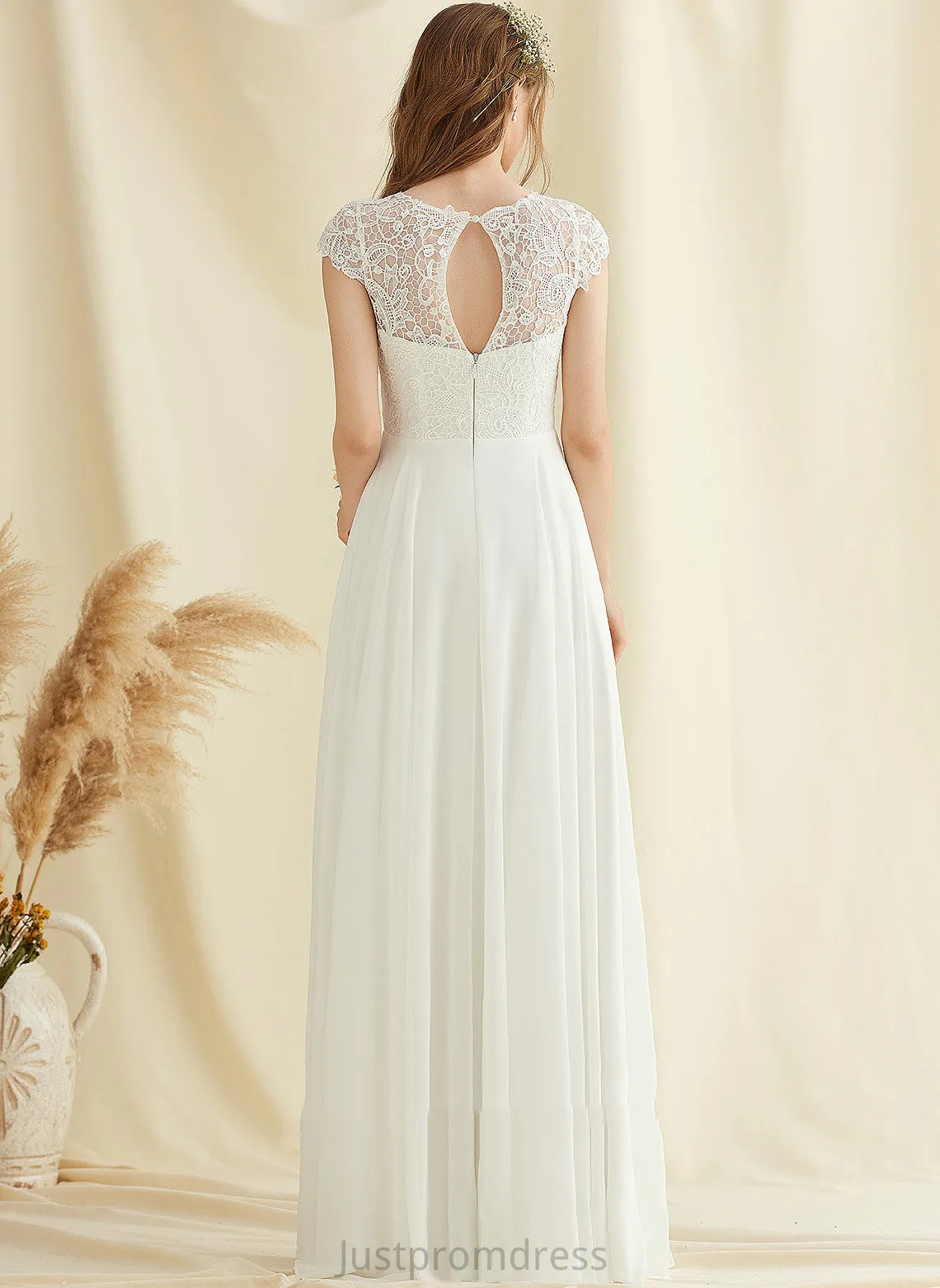 A-line Formal Dresses Dresses Lace Chiffon Christine