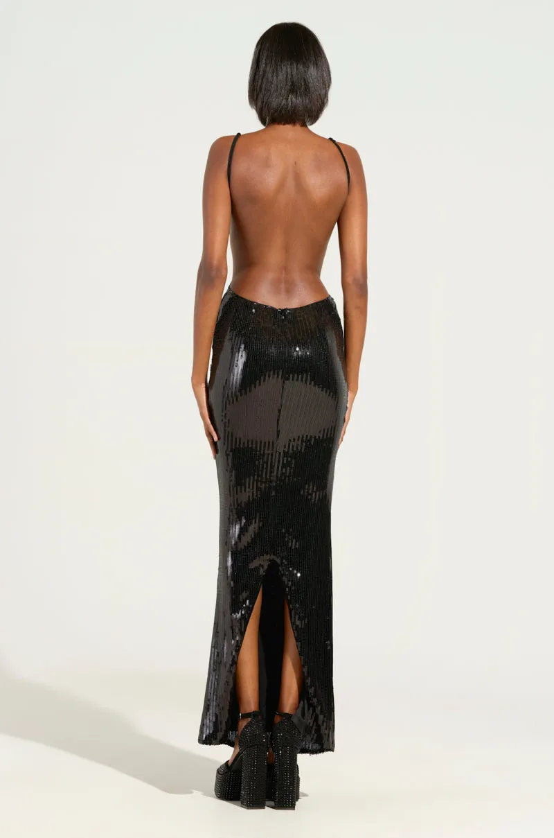 ALL NIGHT LONG SEQUIN MAXI DRESS