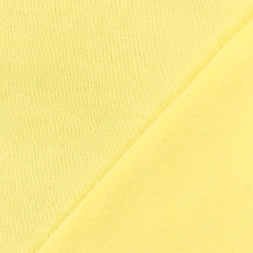 Baby Yellow Solid Stretch Spandex Bamboo Jersey Knit Fabric