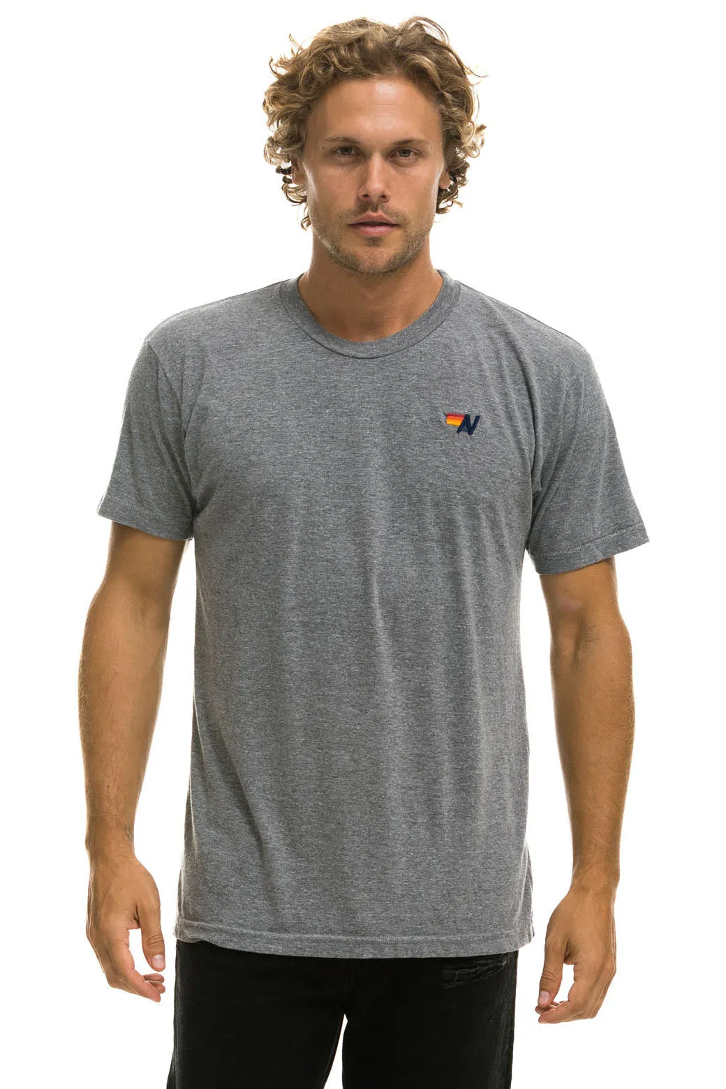 BASIC TEE - HEATHER GREY