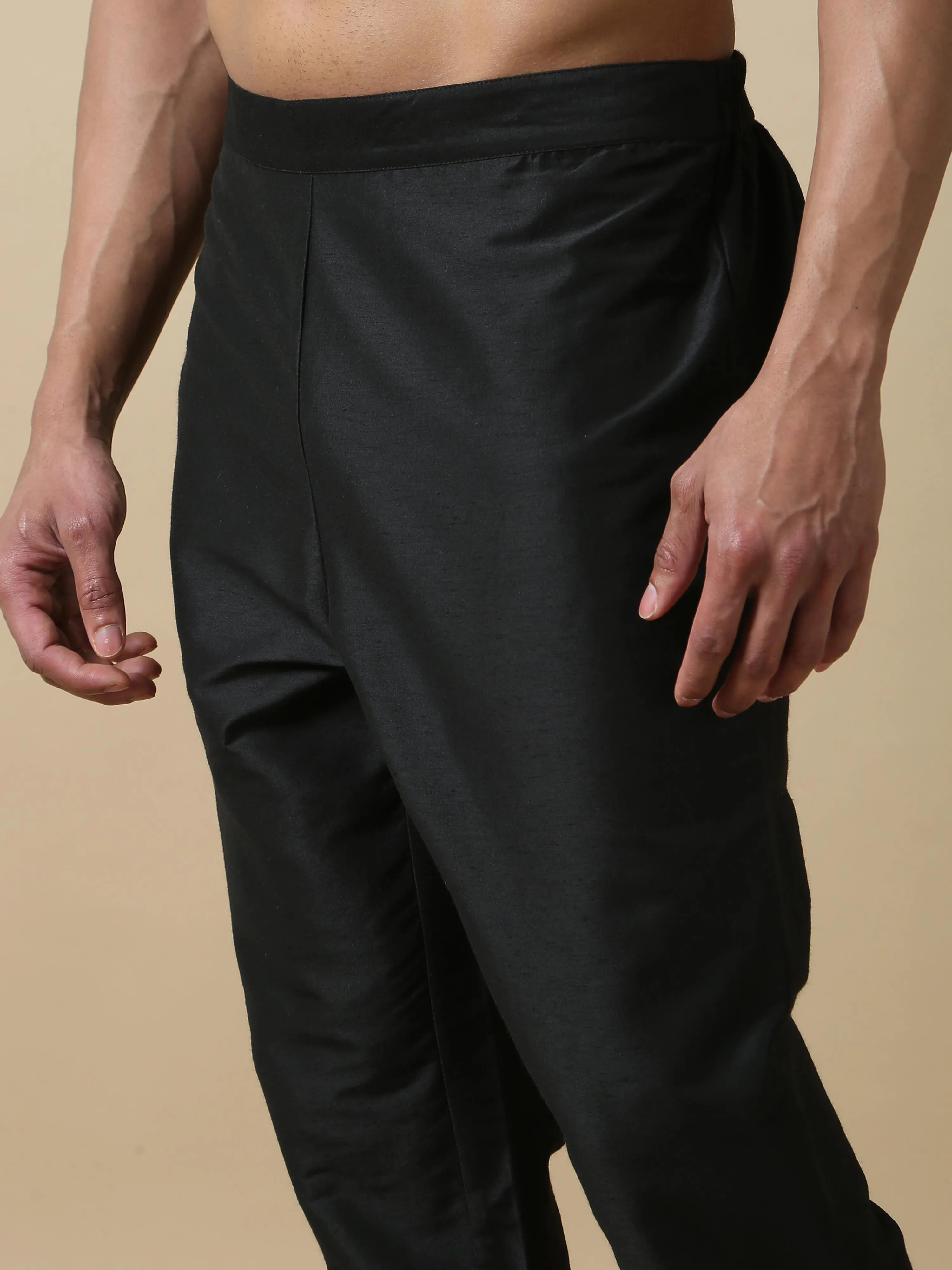 Black Kurta Pants