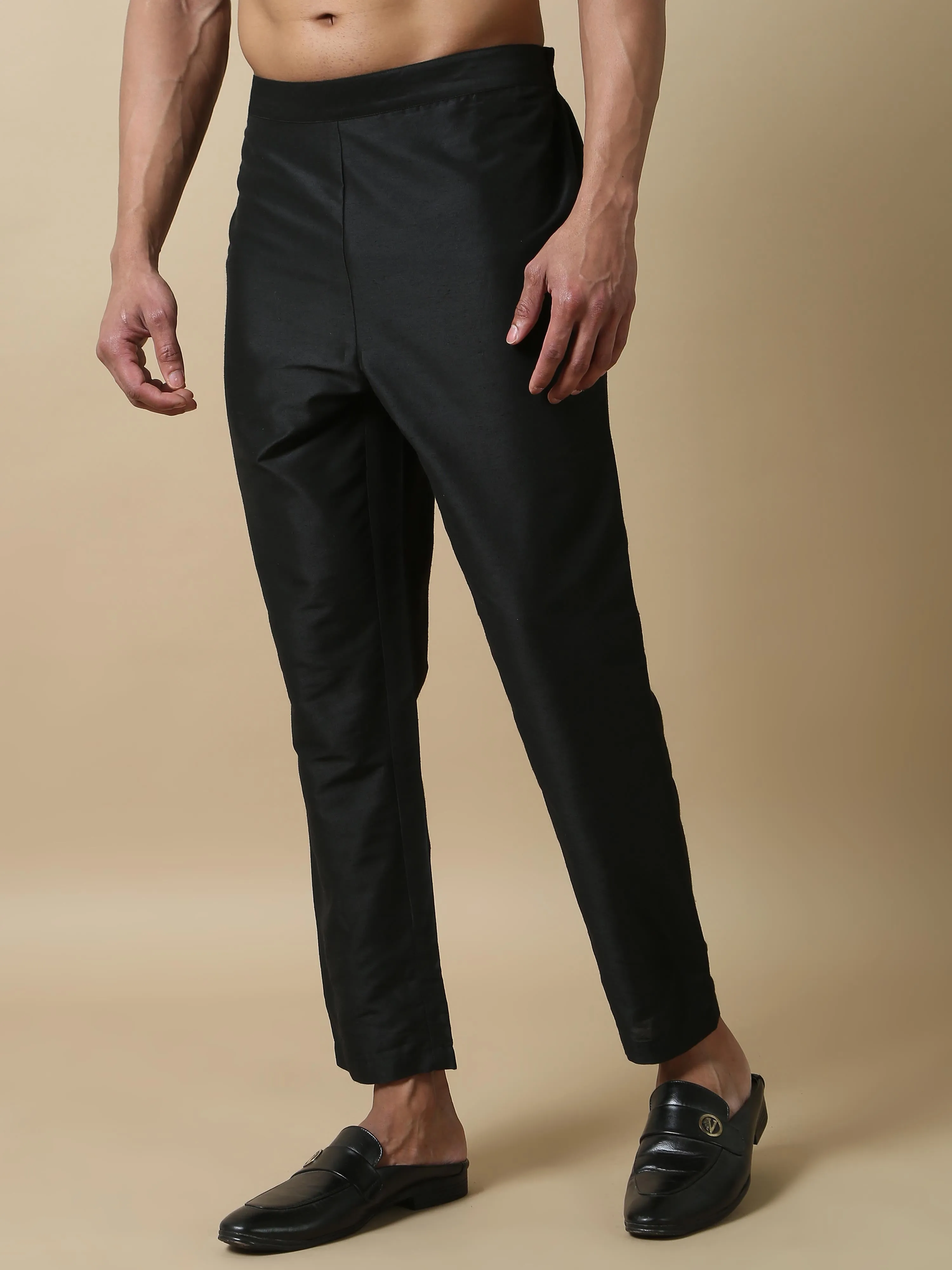 Black Kurta Pants