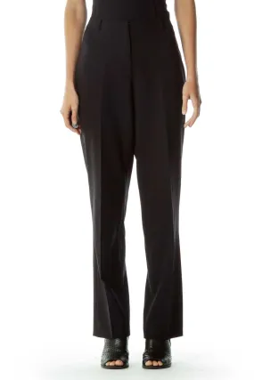 Black Straight Leg Pant