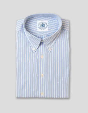 BLUE FANCY STRIPE DRESS SHIRT