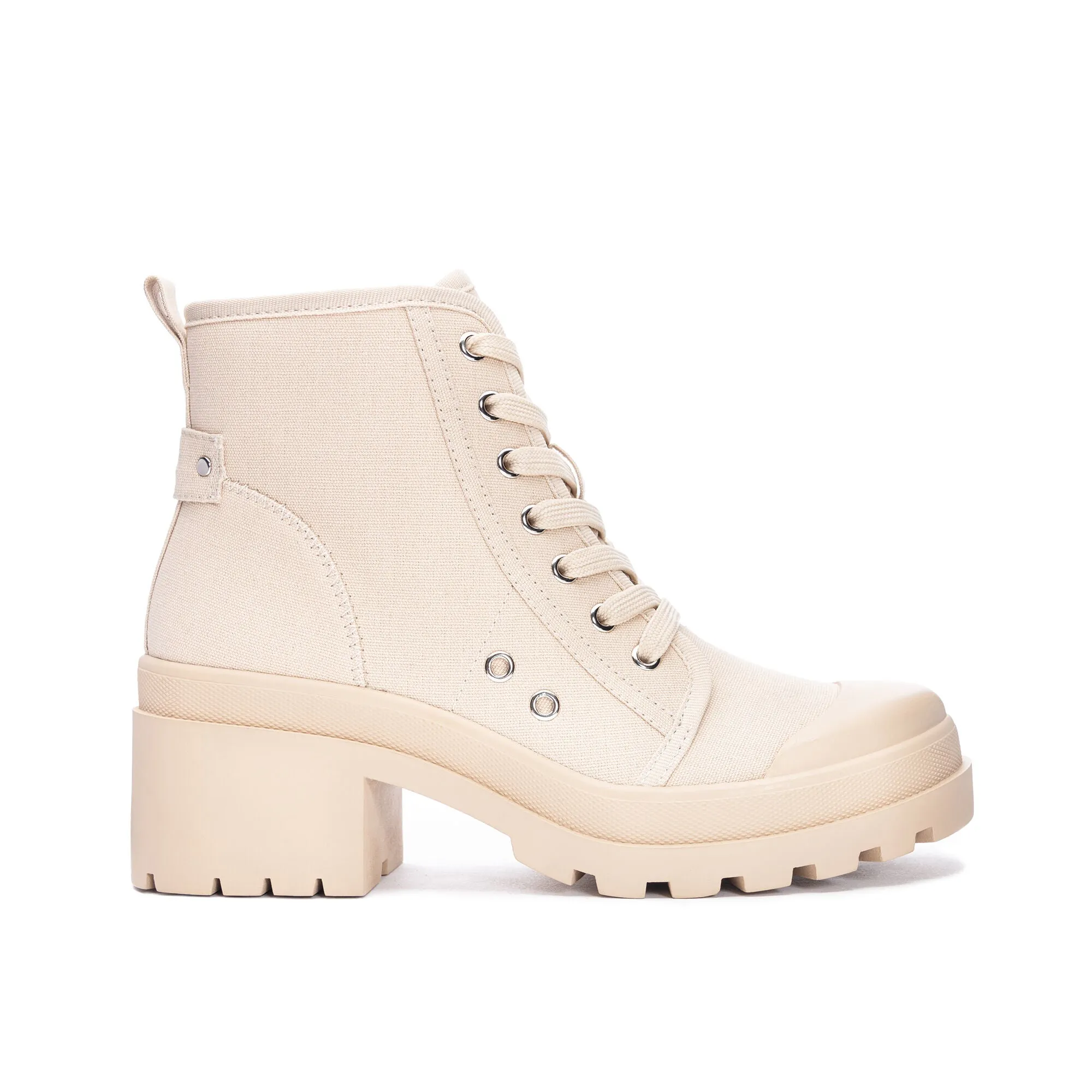 Bunny Canvas Lace Up Bootie