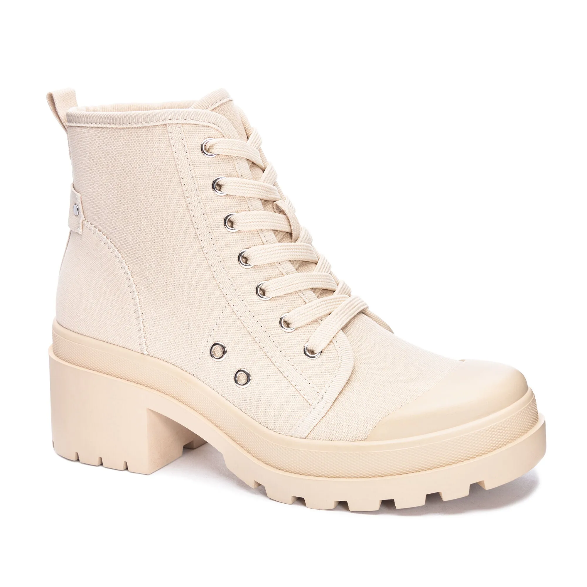 Bunny Canvas Lace Up Bootie