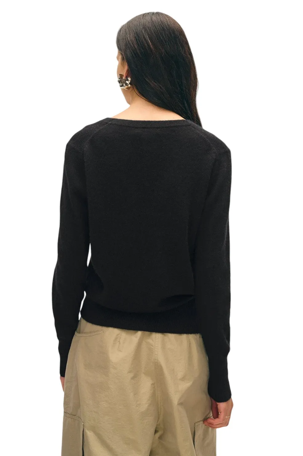 Cashmere V Neck - Black