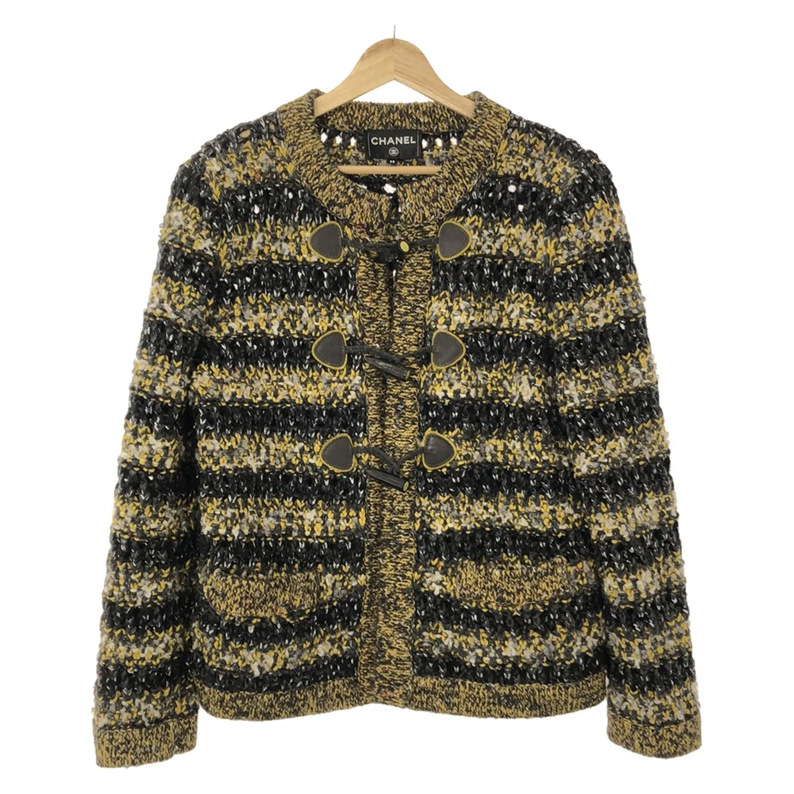 Chanel Wool Knit Jacket Outerwear