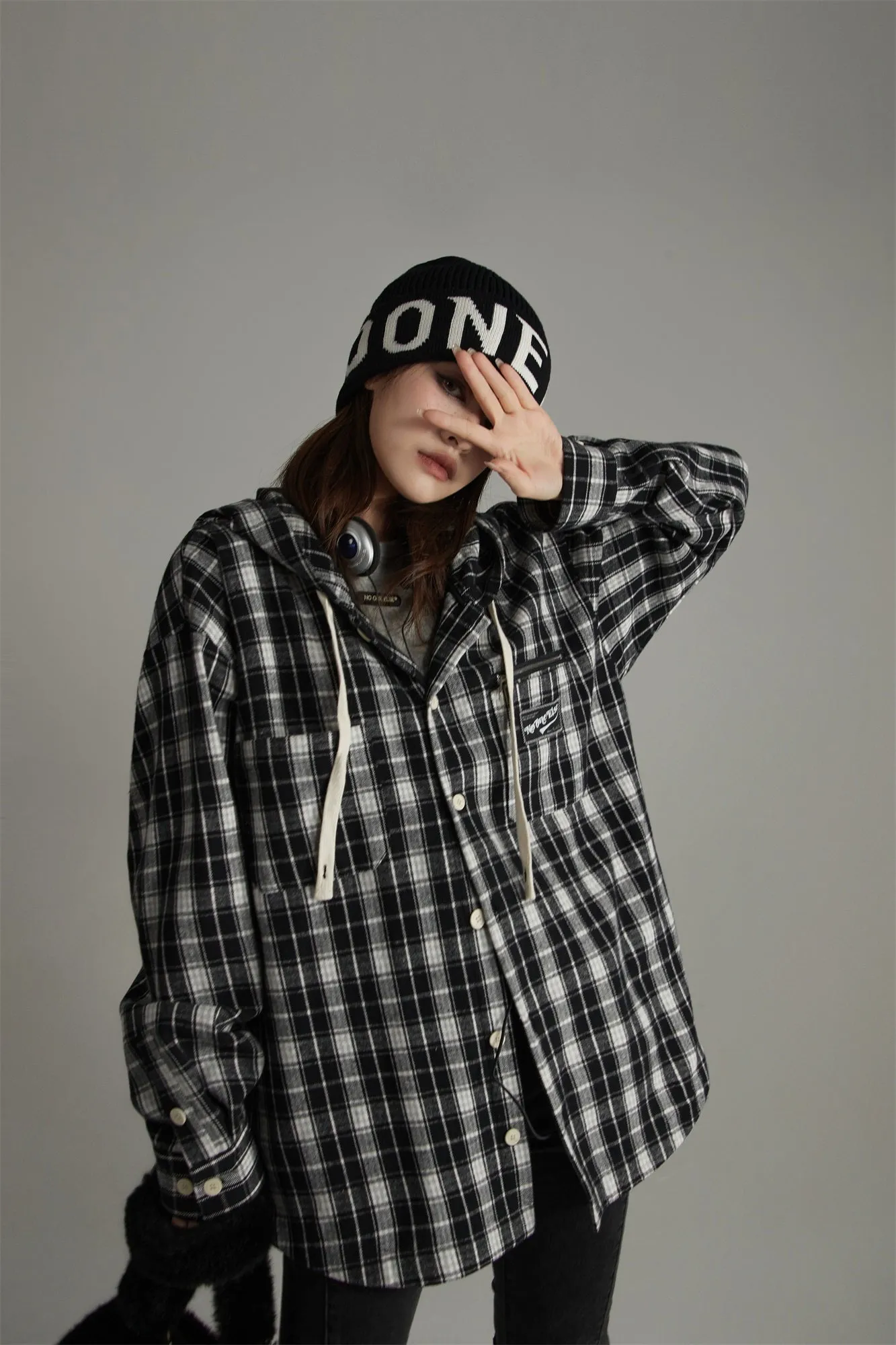 Classic Check Hoodie Shirt