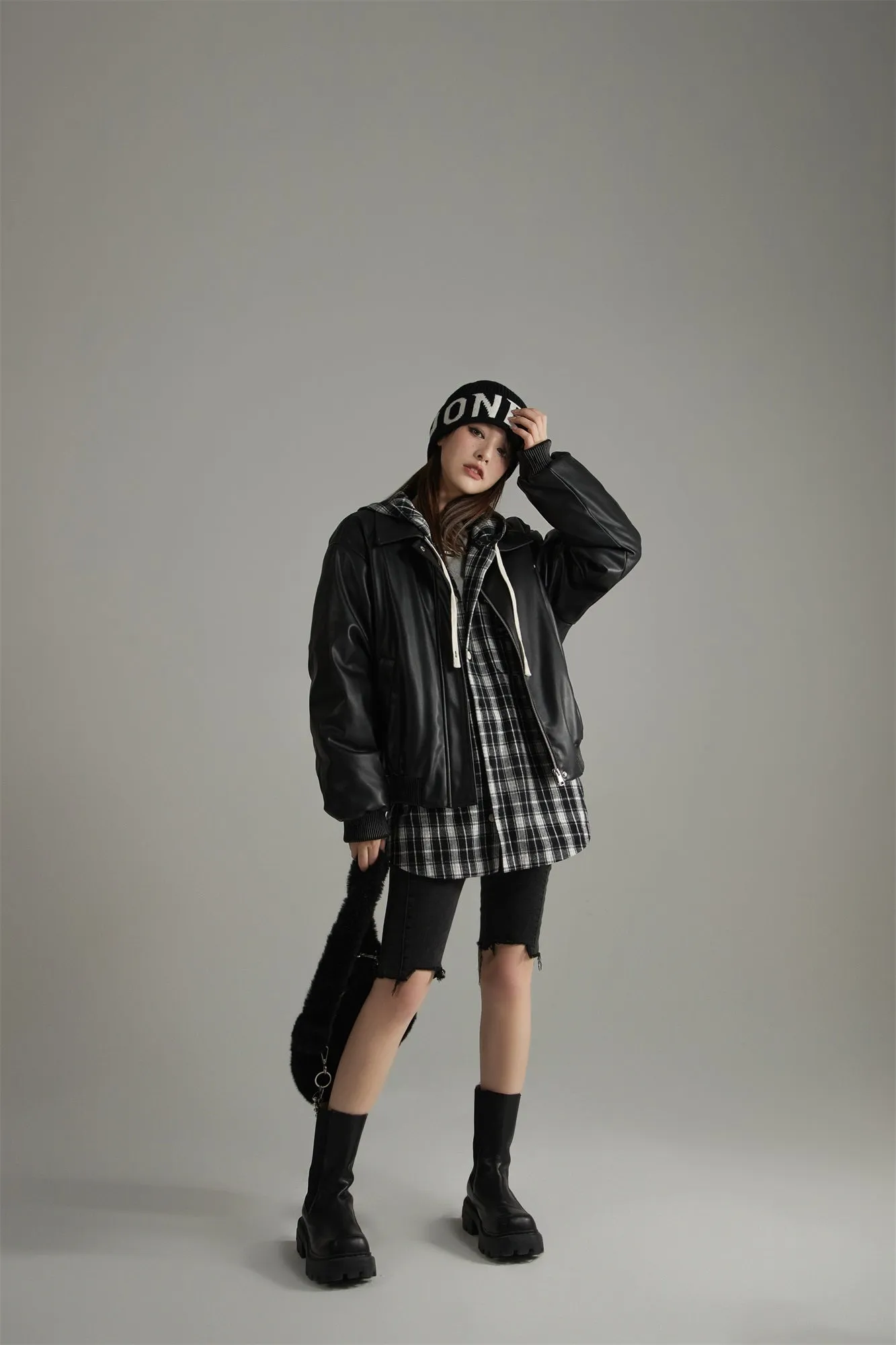 Classic Check Hoodie Shirt