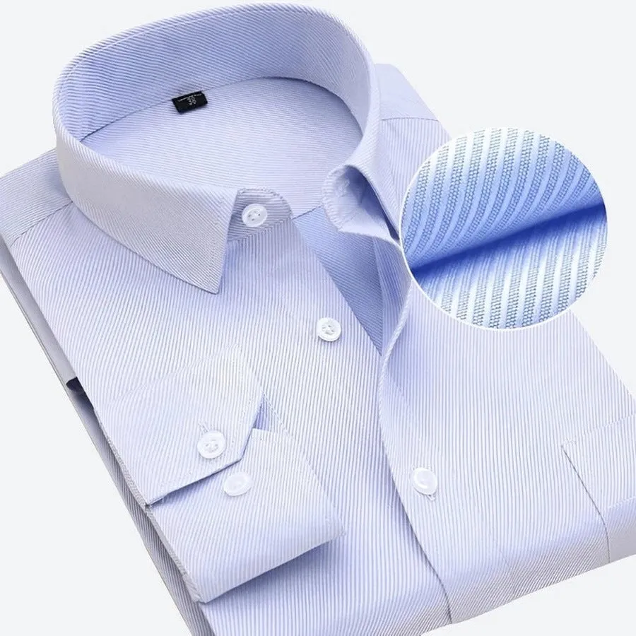 Classic Long-Sleeve Dress Shirts