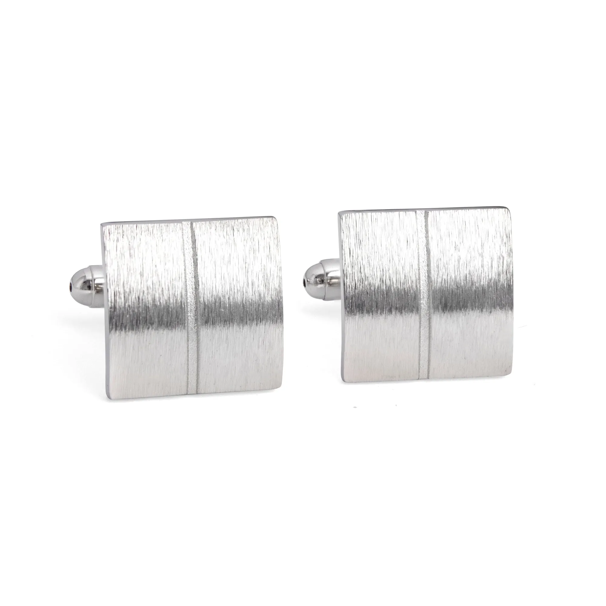 Classic Silver Square Cufflinks in various designs (Online Exclusive)