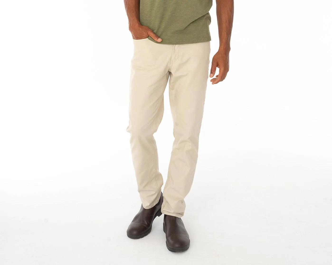 Comfort Canvas Pants - Granite