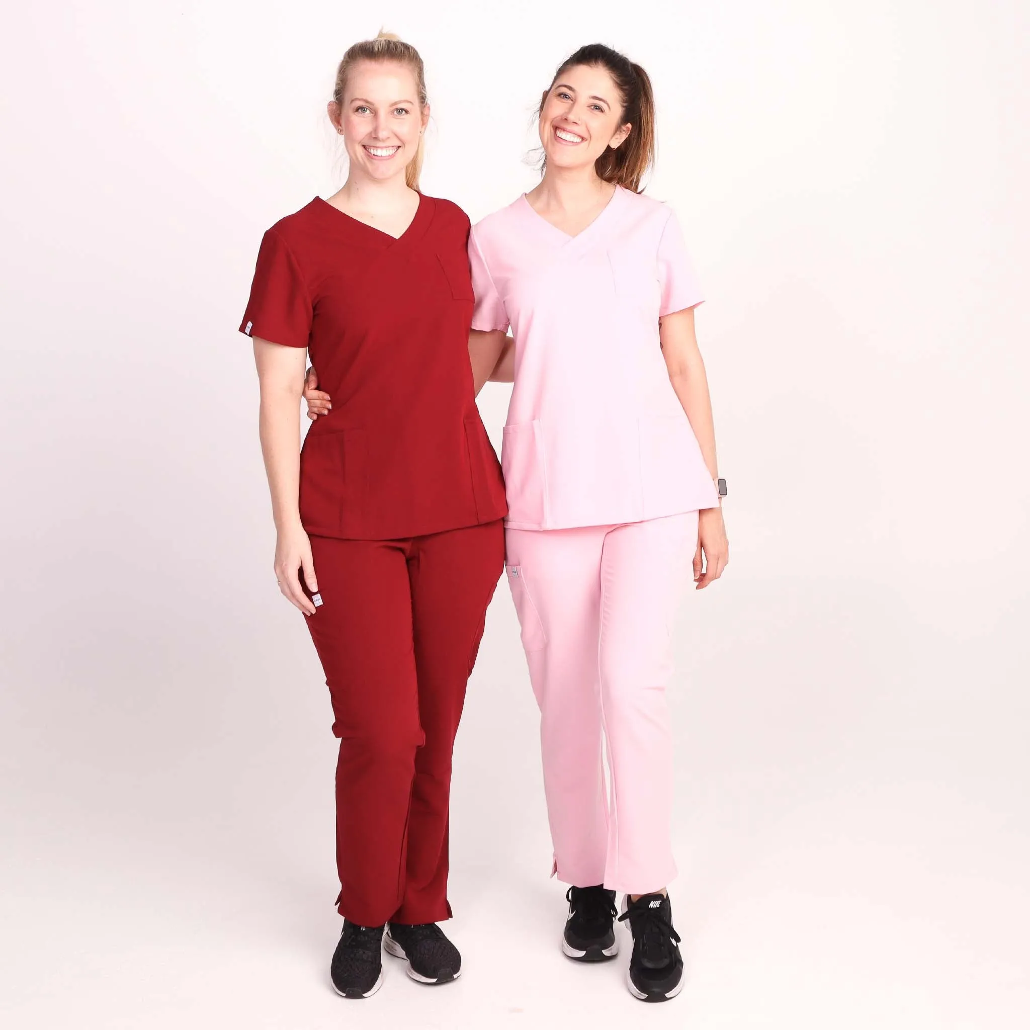 Comfort Fit Burgundy Medical Scrub Pant