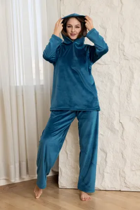 Comfort Hoodie Lounge Set - Teal