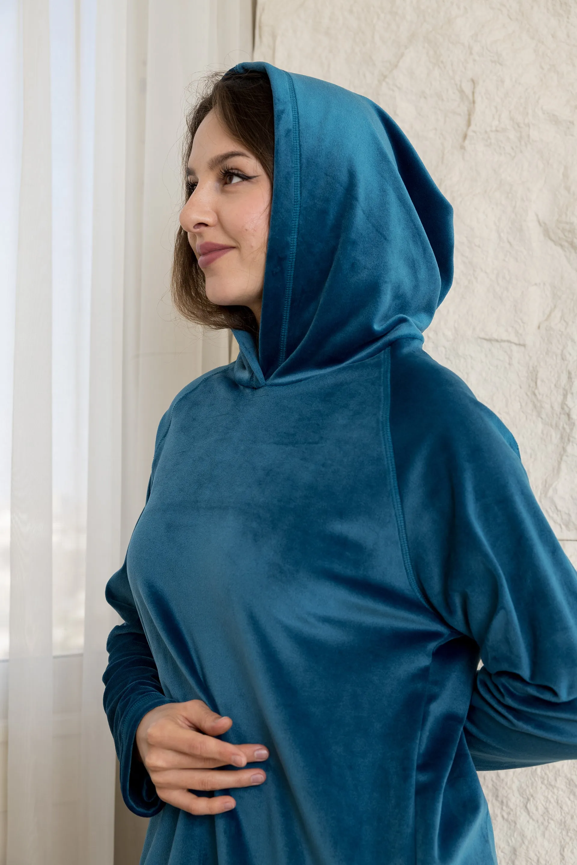 Comfort Hoodie Lounge Set - Teal