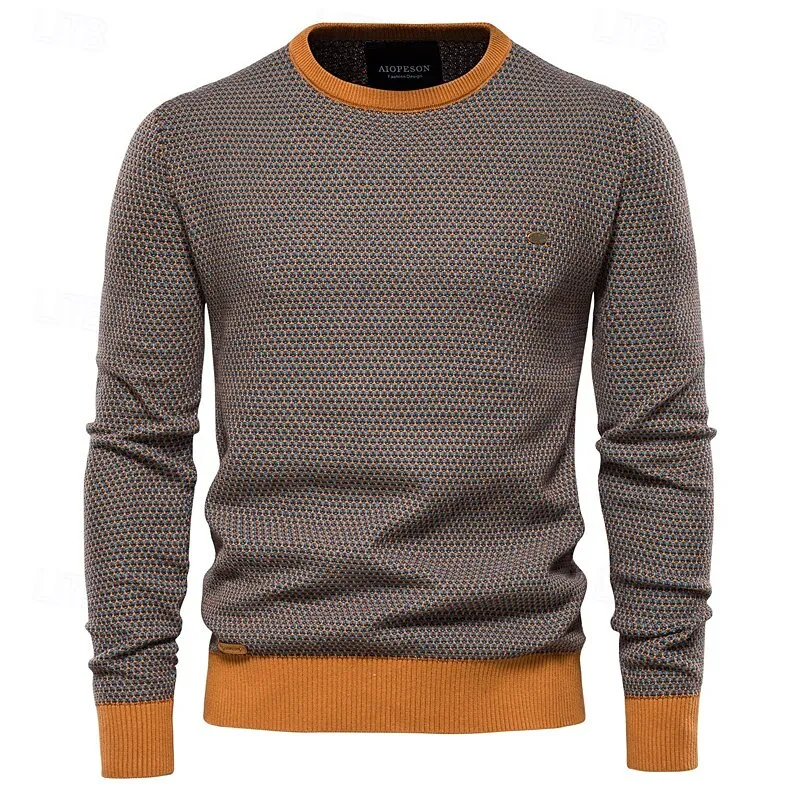 Crew Neck Knitwear Sweater Pullover