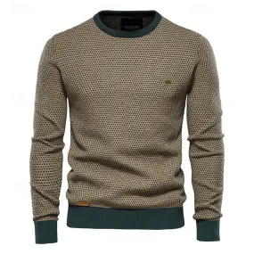 Crew Neck Knitwear Sweater Pullover