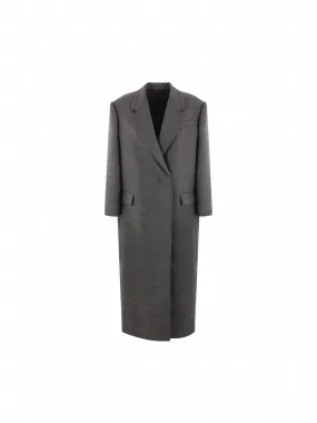 Double-Breasted Coat Wool Outerwear