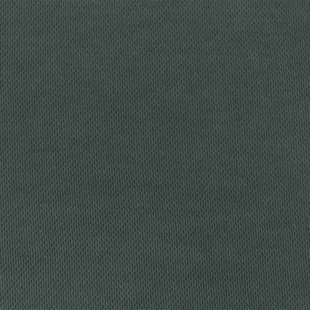 Gray Organic Cotton Poly Pique Knit Fabric