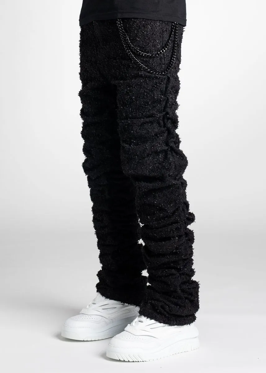 GUAPI All Black Super Stacked Denim (Black)