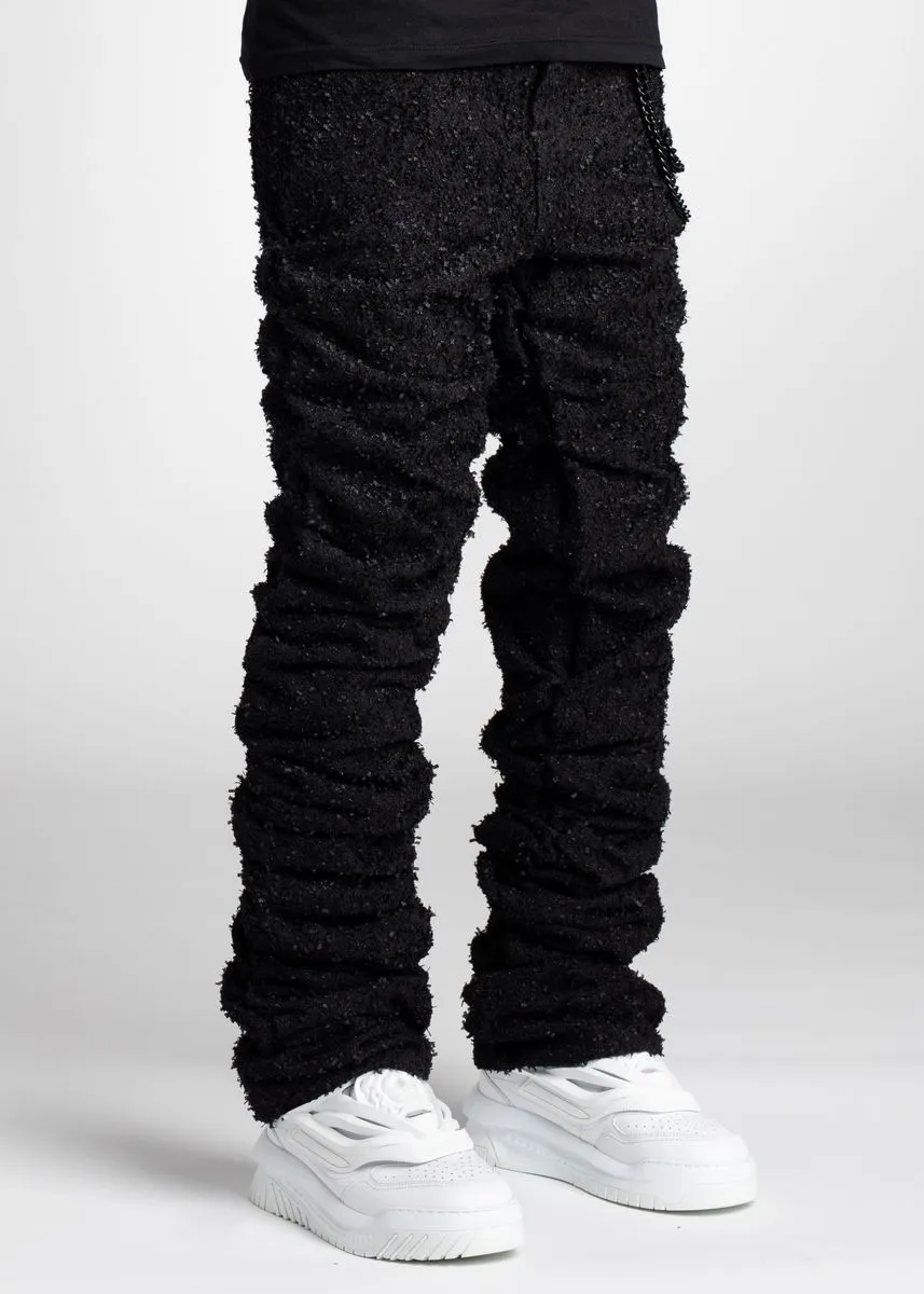 GUAPI All Black Super Stacked Denim (Black)