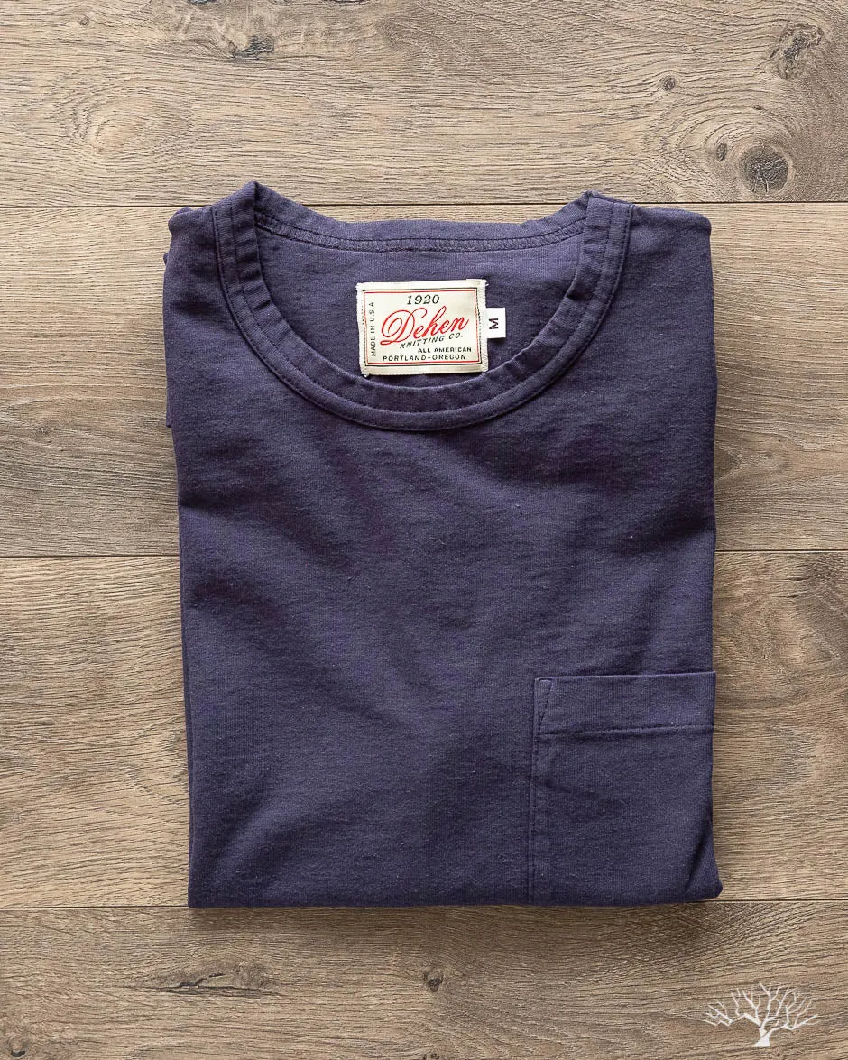 Heavy Duty Pocket Tee - Navy