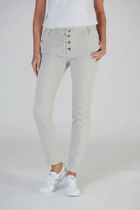 Italian Star - Button Jean Classic - Beige