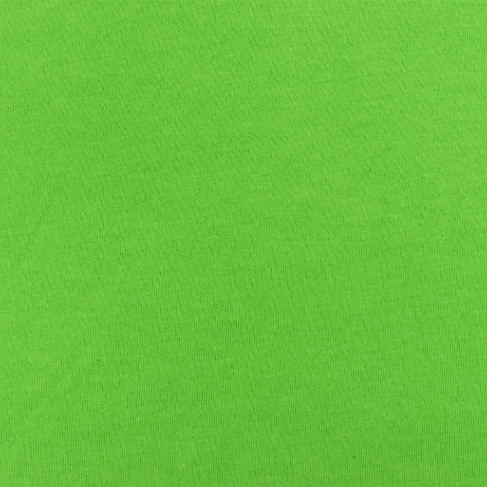 Lime Green Solid Stretch Cotton Spandex Jersey Knit Fabric