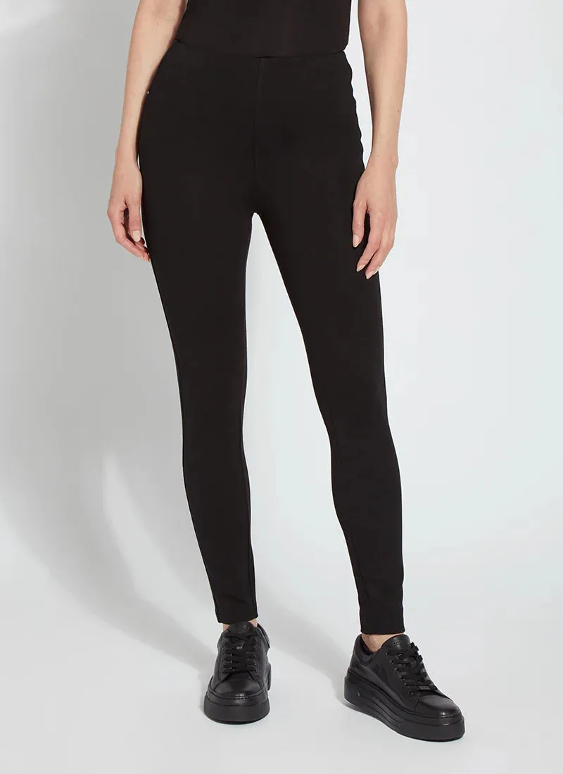 Lysse Ponte Toothpick Leggings in Black