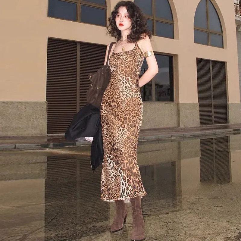 Mahi Leopard Print  Maxi Dress