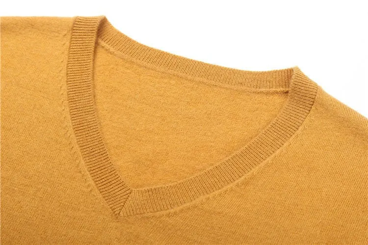 Men's Top Quality Autumn & Winter 100% Wool Sweater