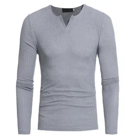 Men's Winter Casual Knitted V-Neck Sweater