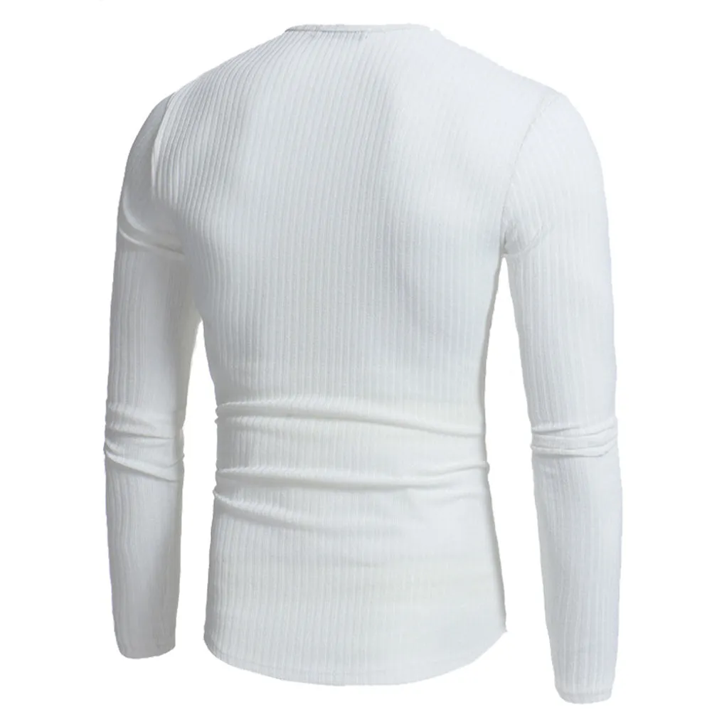 Men's Winter Casual Knitted V-Neck Sweater