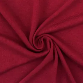 Royalty Red Solid Stretch Jersey Knit Fabric