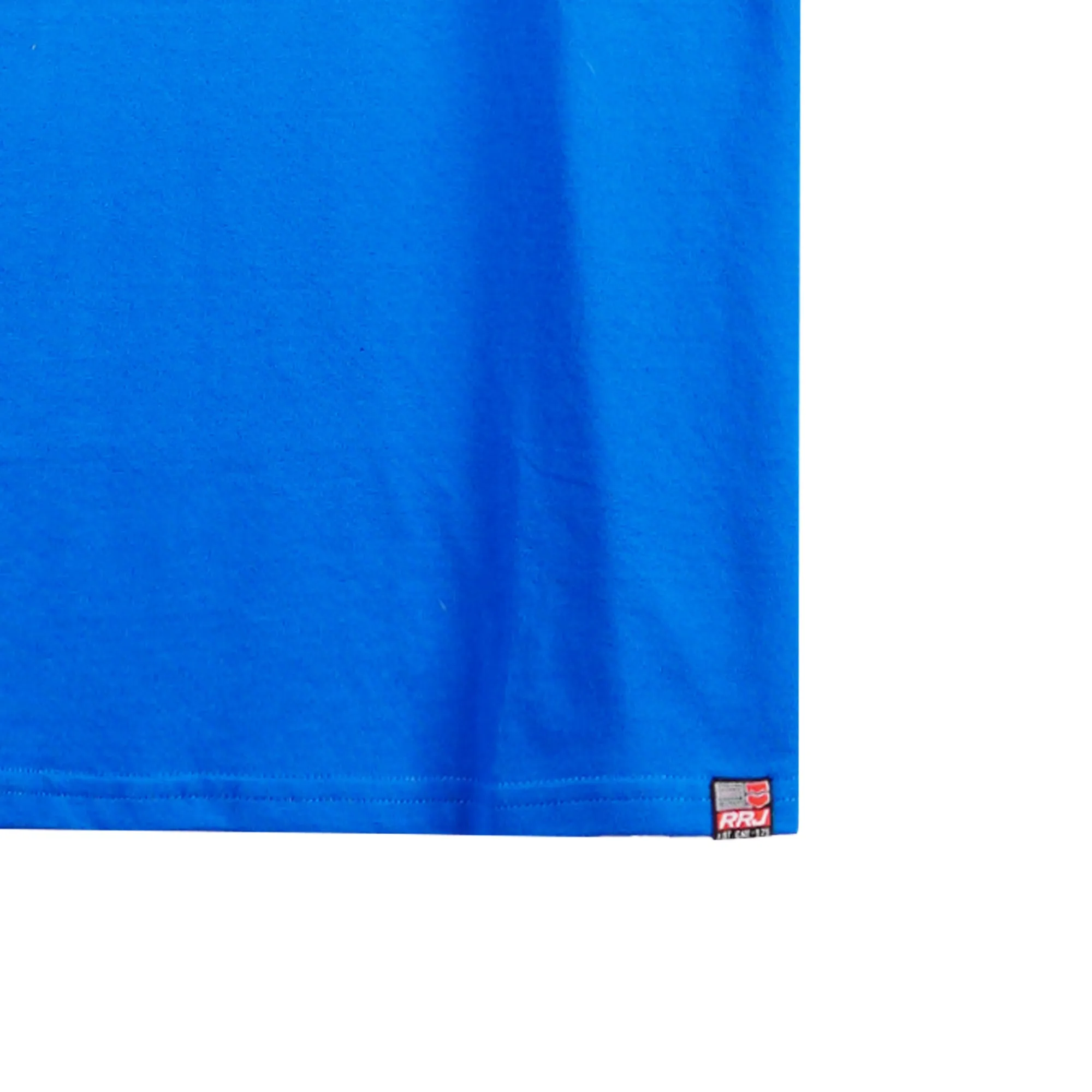 RRJ Basic Tees for Men Semi Body Fitting Shirt CVC Jersey Fabric 137832-U (Imperial Blue)