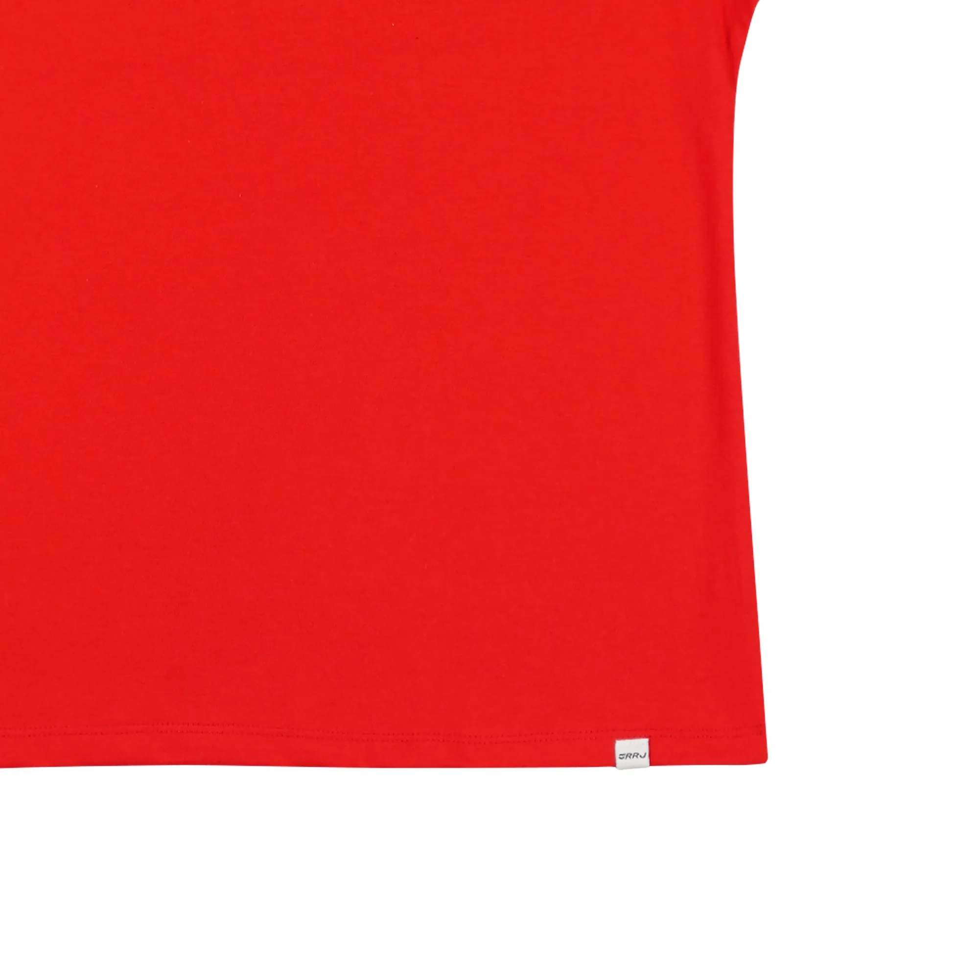 RRJ Ladies Basic Tees Regular Fitting CVC Jersey Fabric 143961-U (Red)