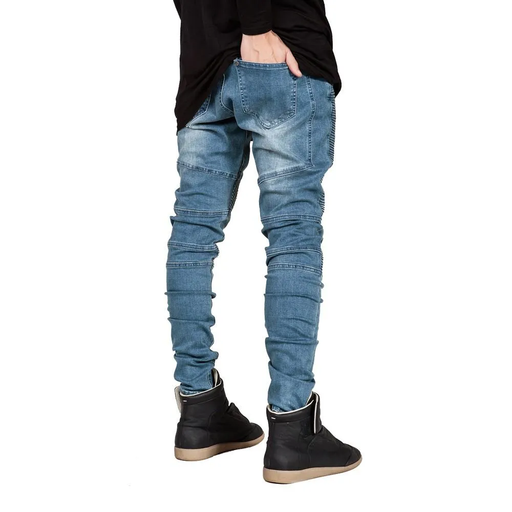 Runway Slim Racer Biker Jeans