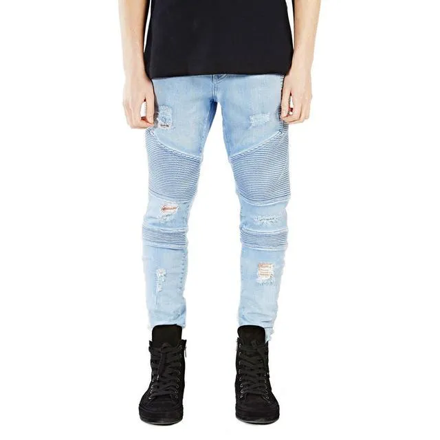 Runway Slim Racer Biker Jeans