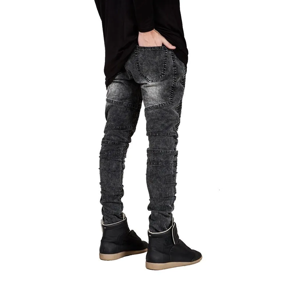 Runway Slim Racer Biker Jeans