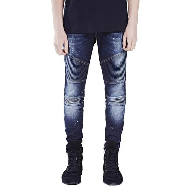 Runway Slim Racer Biker Jeans