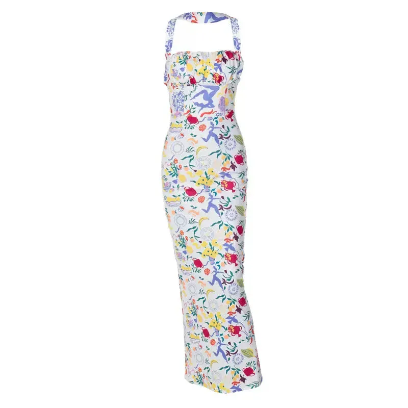 Sybil Printed Maxi Dress