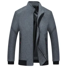 Top Casual Knitting Wool Jacket