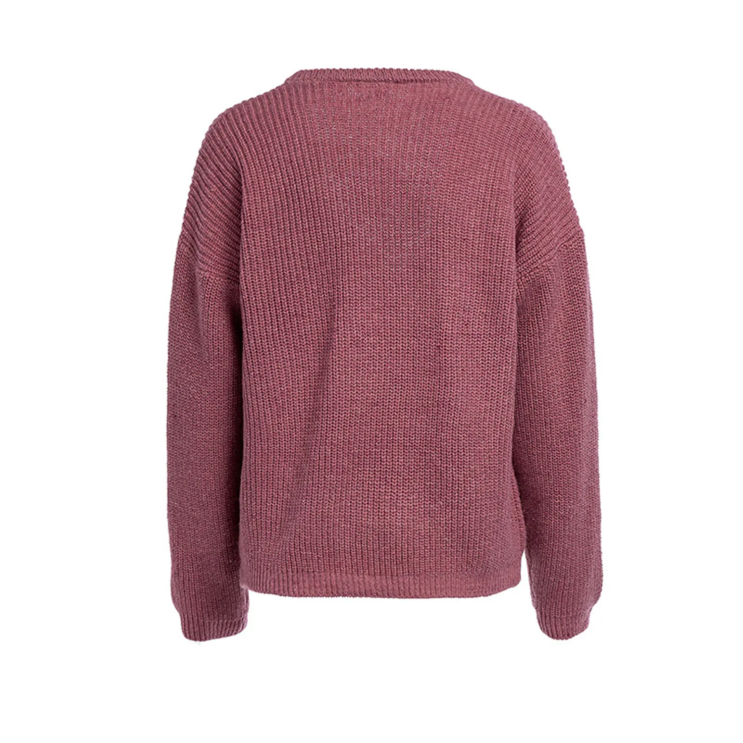 Women's Autumn/Winter Casual V-Neck Knitted Sweater