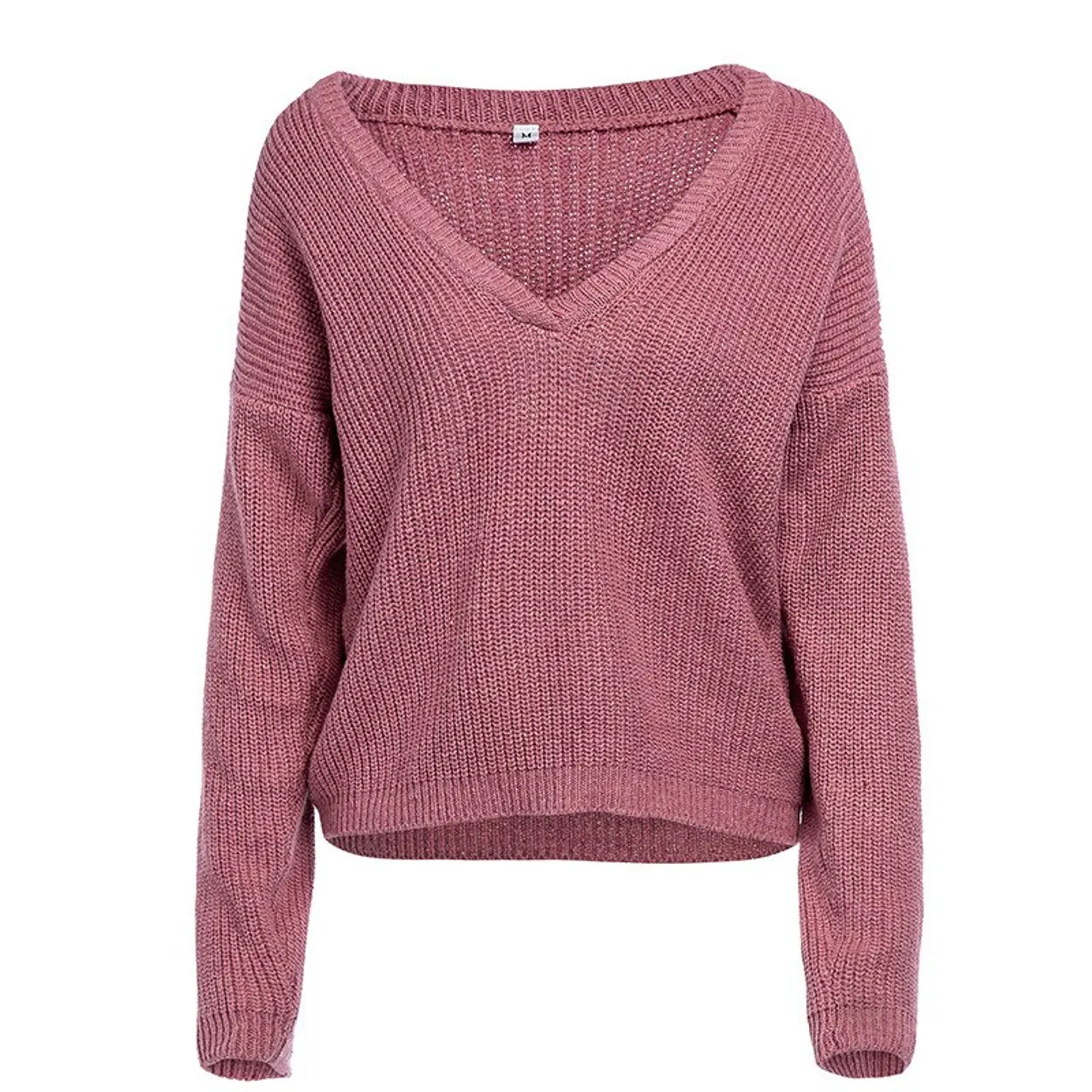 Women's Autumn/Winter Casual V-Neck Knitted Sweater